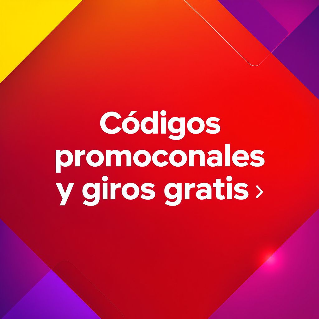 Códigos promocionales y giros gratis